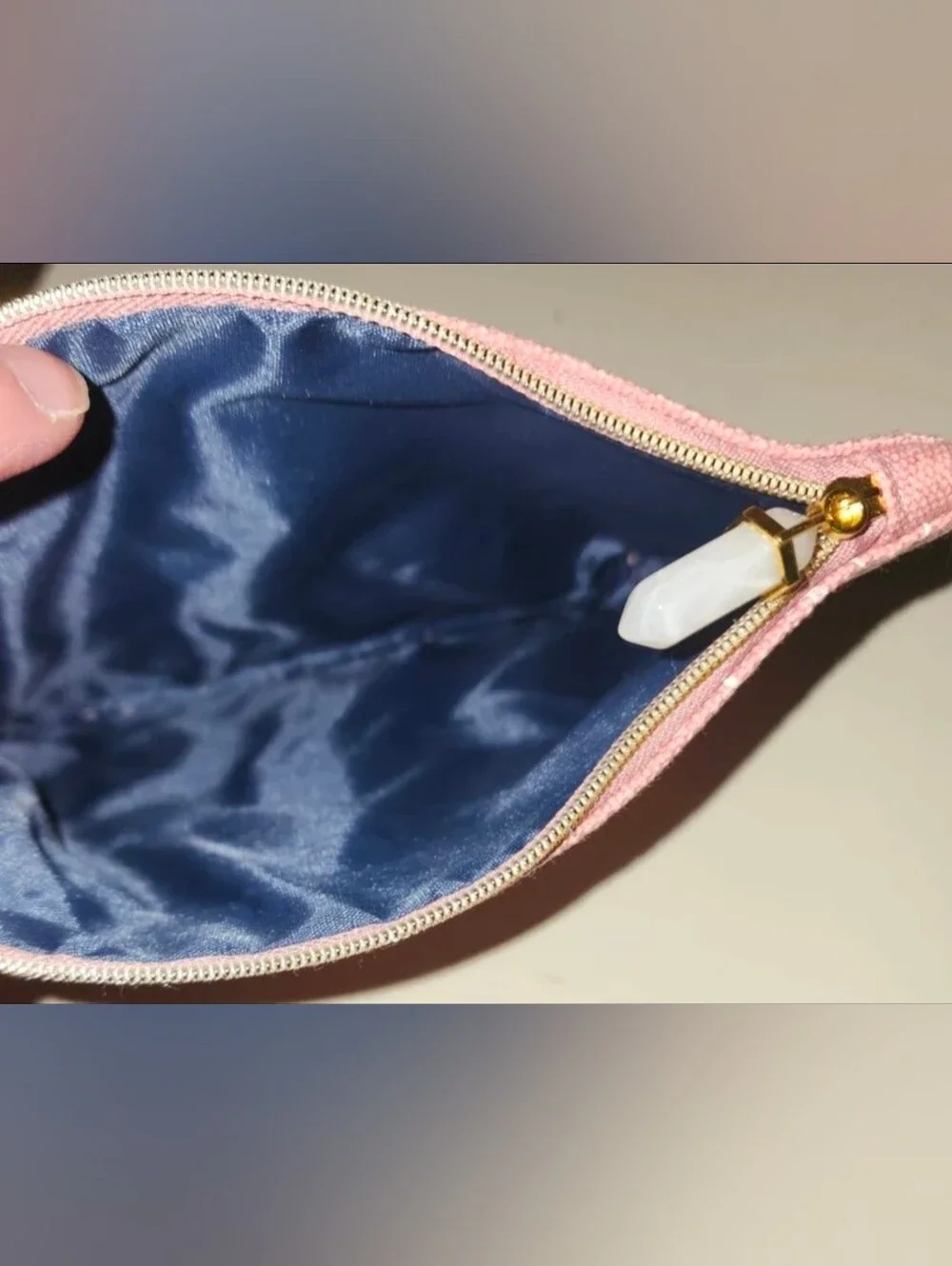 IPSY Pink Constellation Zip up Travel Glam Bag Make Up Pouch Cosmetic Bag